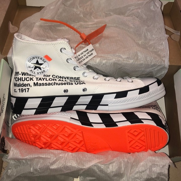 off white converse poshmark